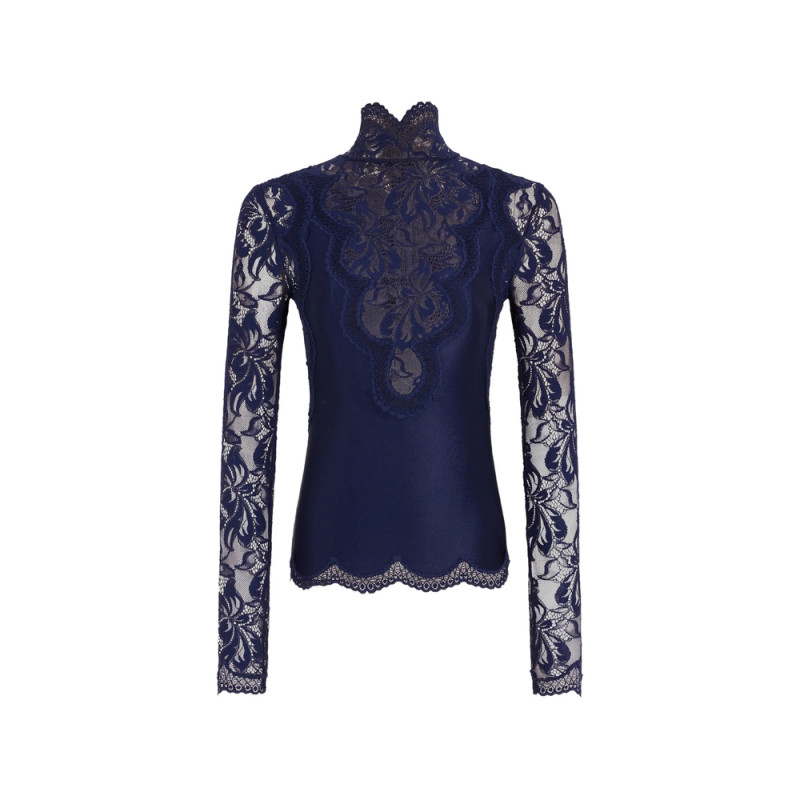 Rabanne Long-sleeved Lace Top