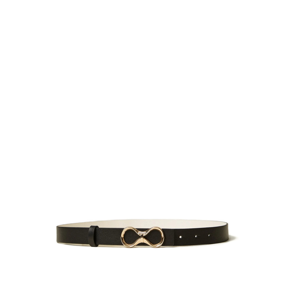 Twinset Reversible Leather Belt With Logo