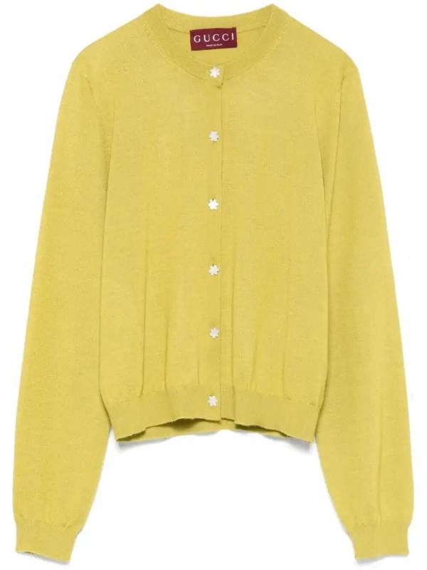 fine-knit cardigan