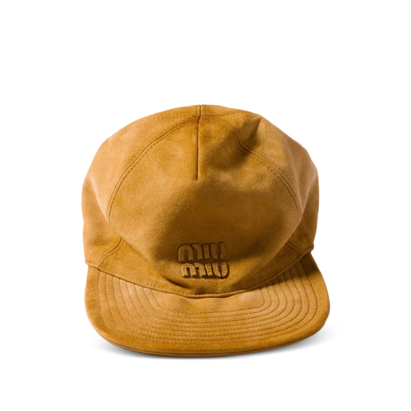 Miu Miu Suede Baseball Cap