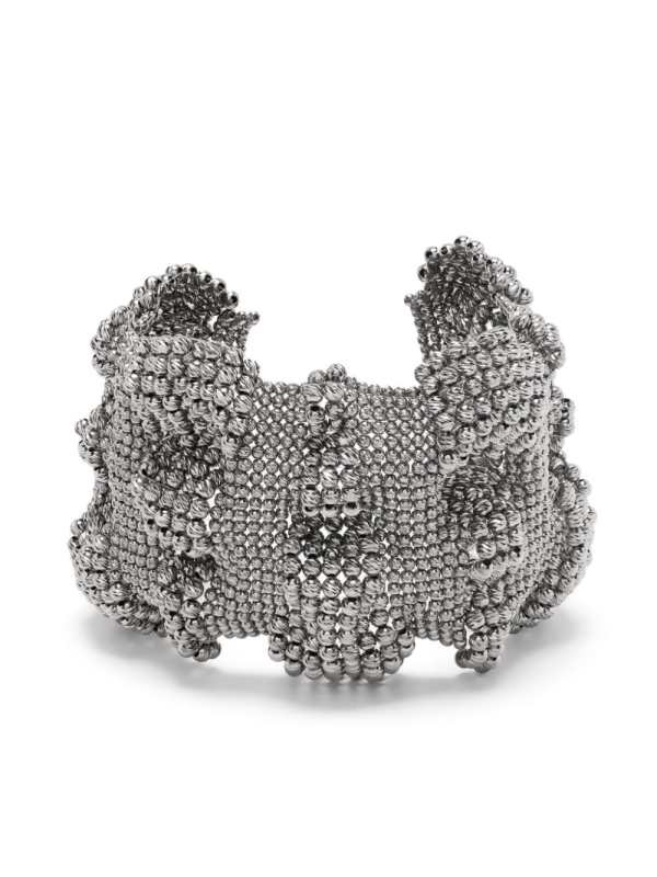 sculptured sterling-silver bracelet