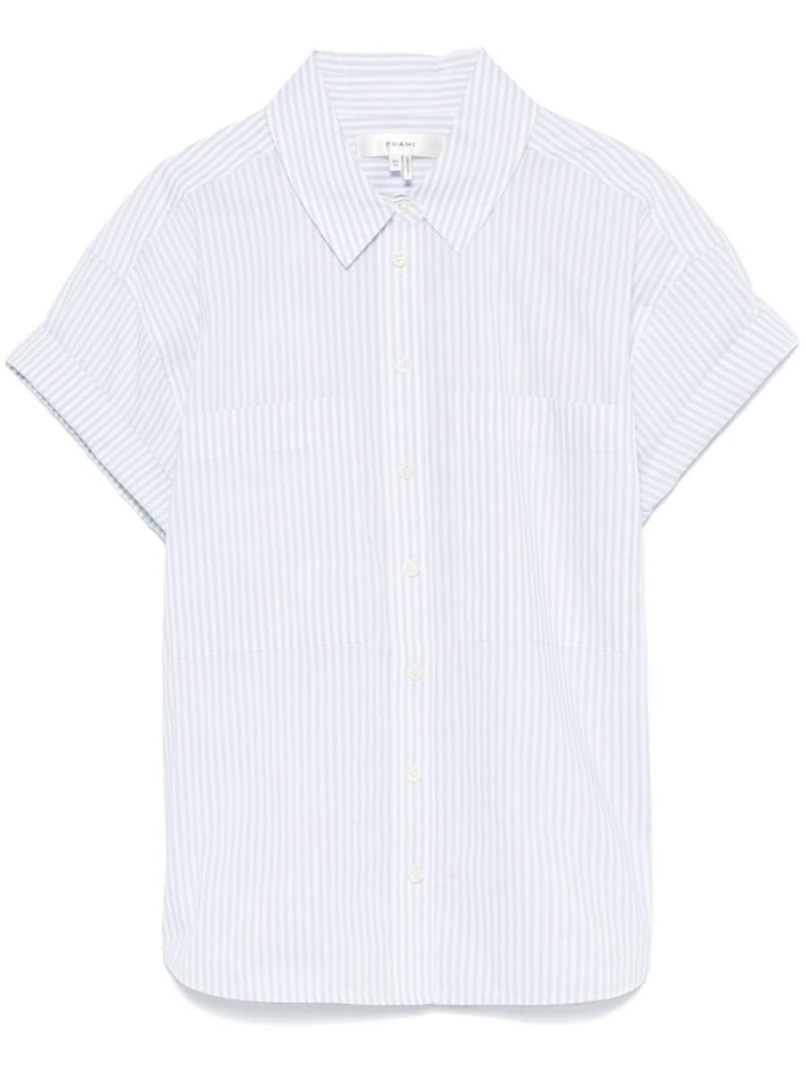 cuffed short-sleeve shirt