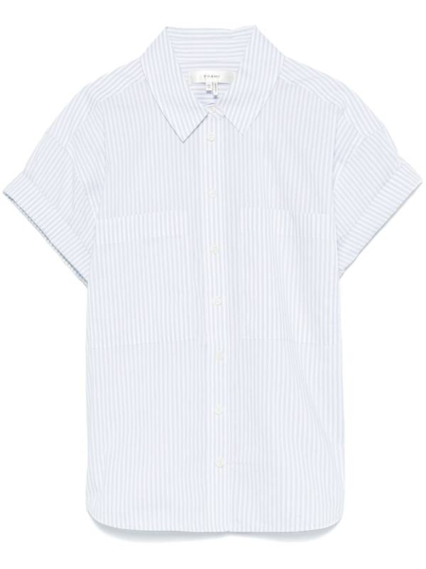 cuffed short-sleeve shirt
