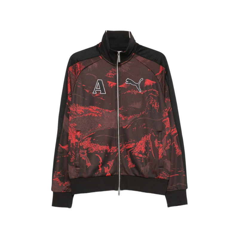 Puma X Ahluwalia X Ahluawalia T7 Abstract-print Logo-patch Sweatshirt