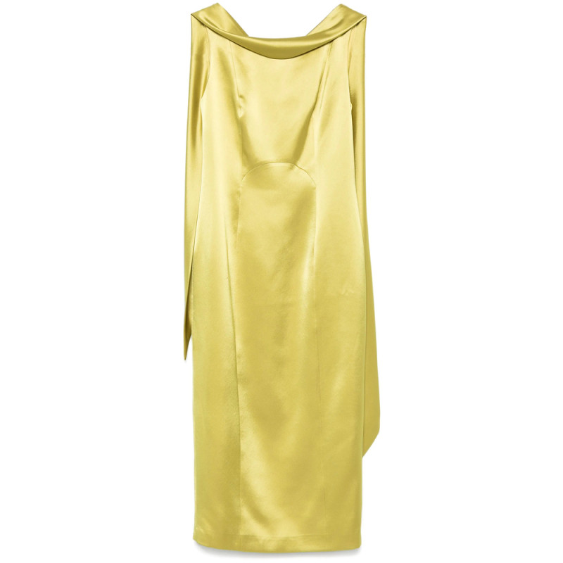 Fely Campo Sash-detail Midi Dress