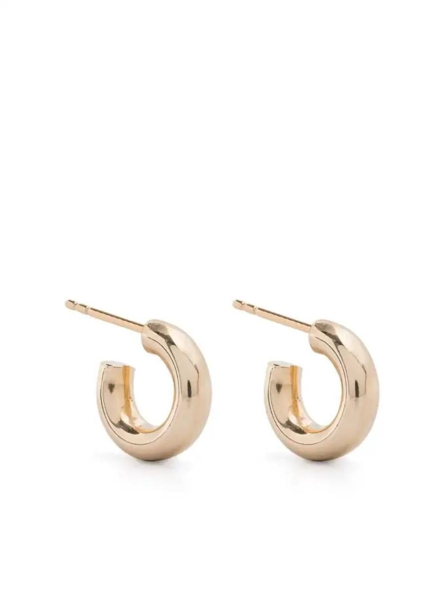 silver huggie earrings