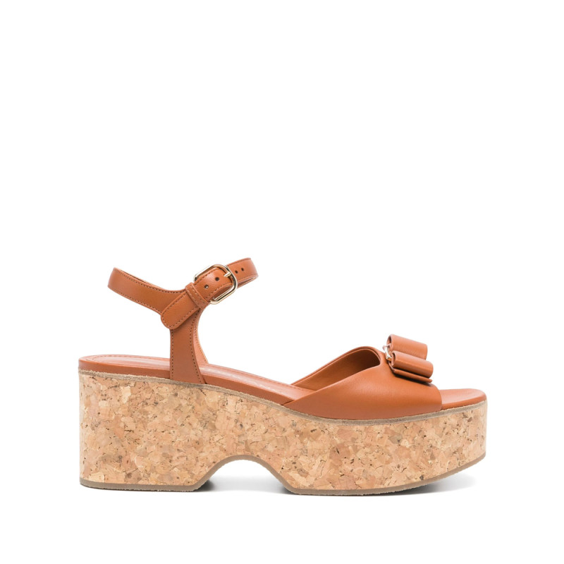 Ferragamo 70mm Leather Sandals
