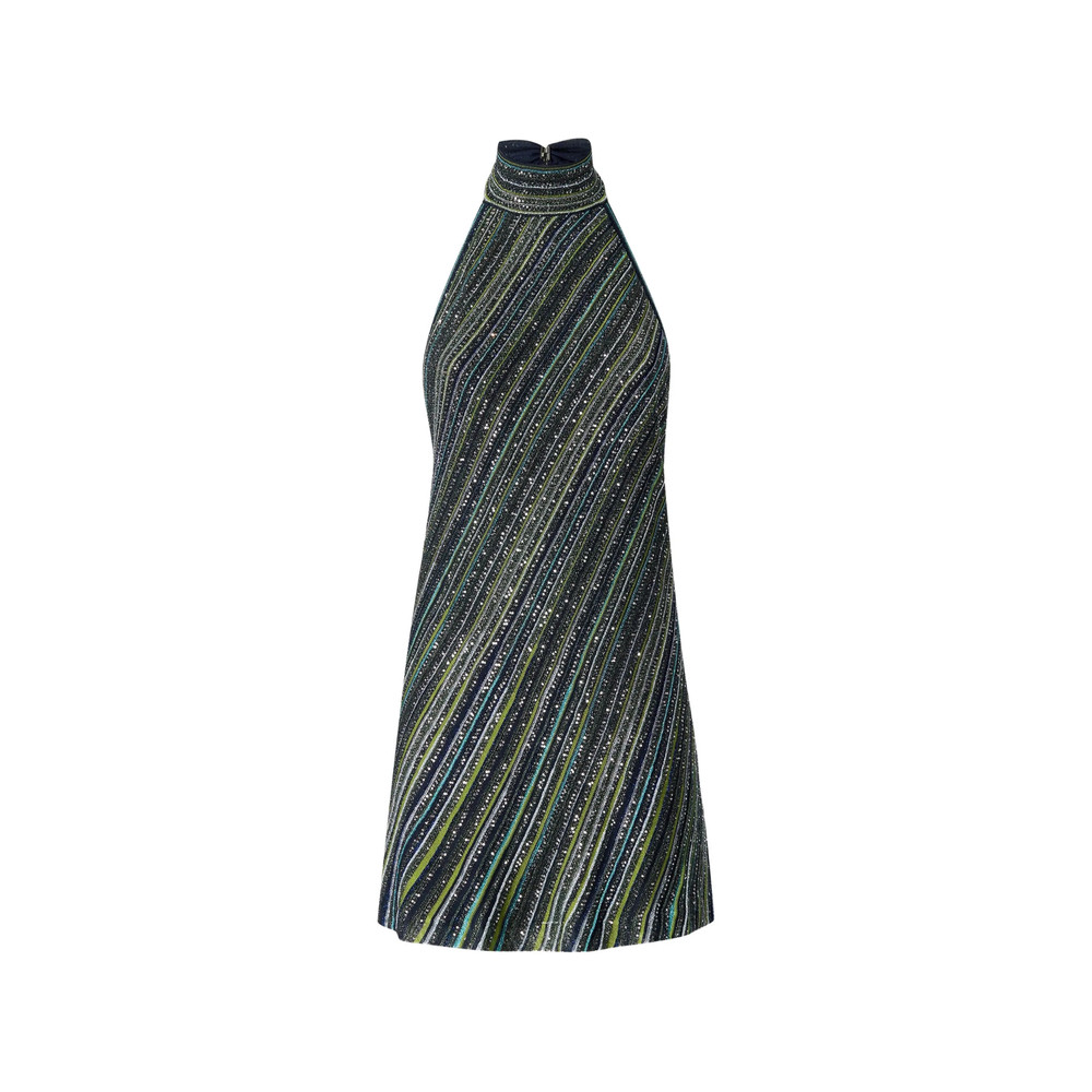 Missoni Mini Dress With Open Back And Sequins