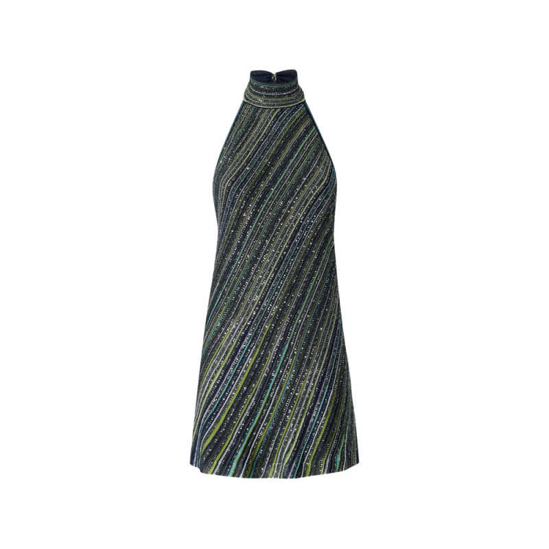 Missoni Mini Dress With Open Back And Sequins