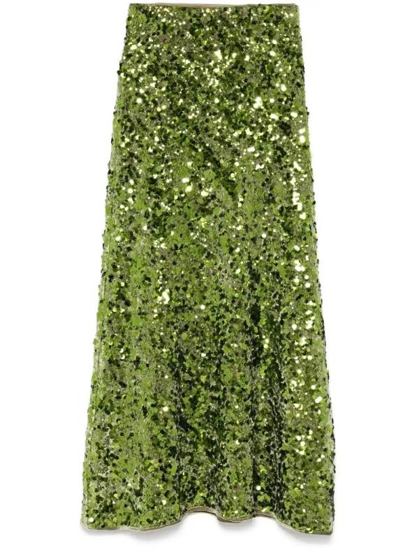 sequinned skirt