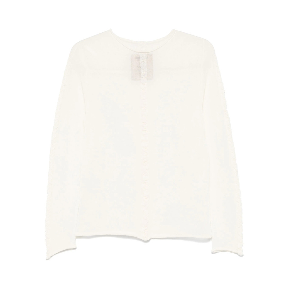 Uma Wang Vertical-seamed Cashmere Jumper