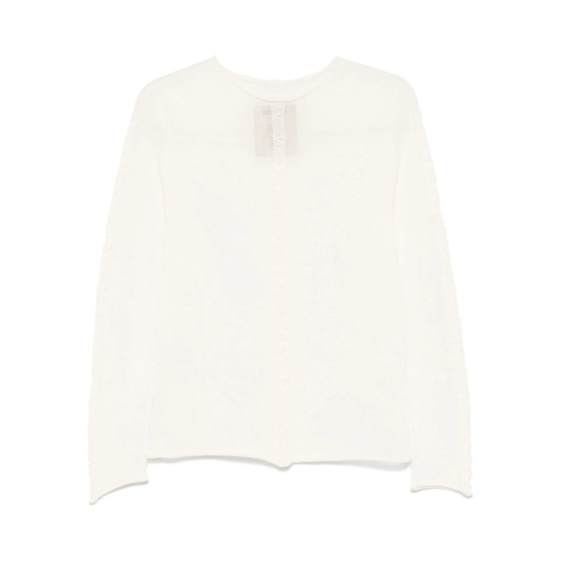 Uma Wang Vertical-seamed Cashmere Jumper
