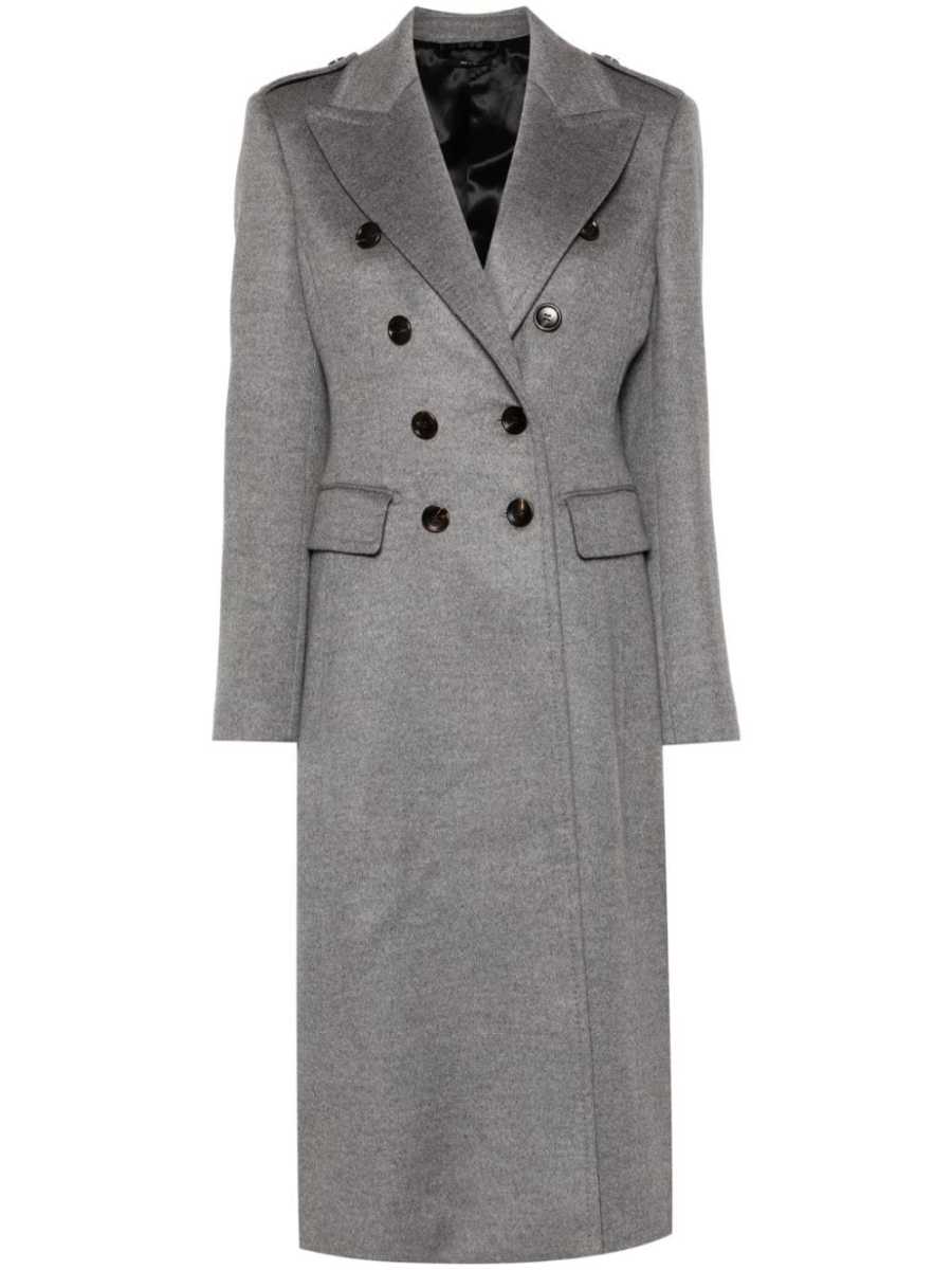 double-breasted coat