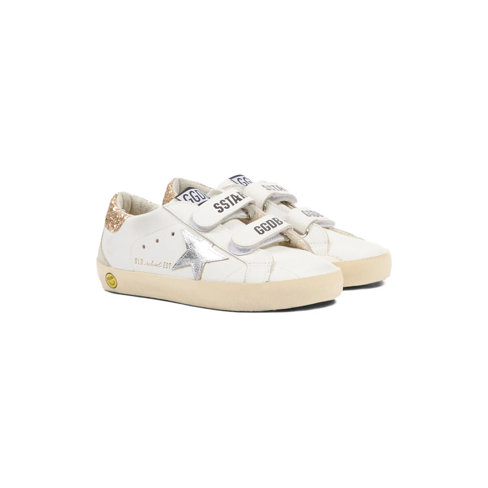 Golden Goose Old School Glitter Star Strap Sneakers