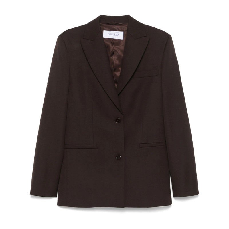 Off-white Wool Blazer