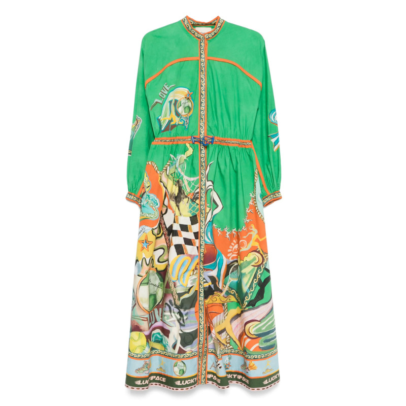 Alemais Lucky Pace Shirt Dress