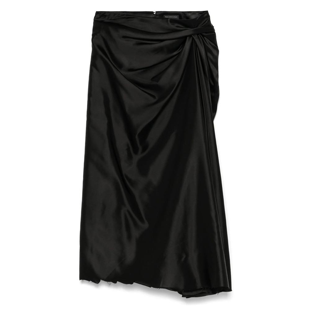 Balenciaga Satin Midi Dress