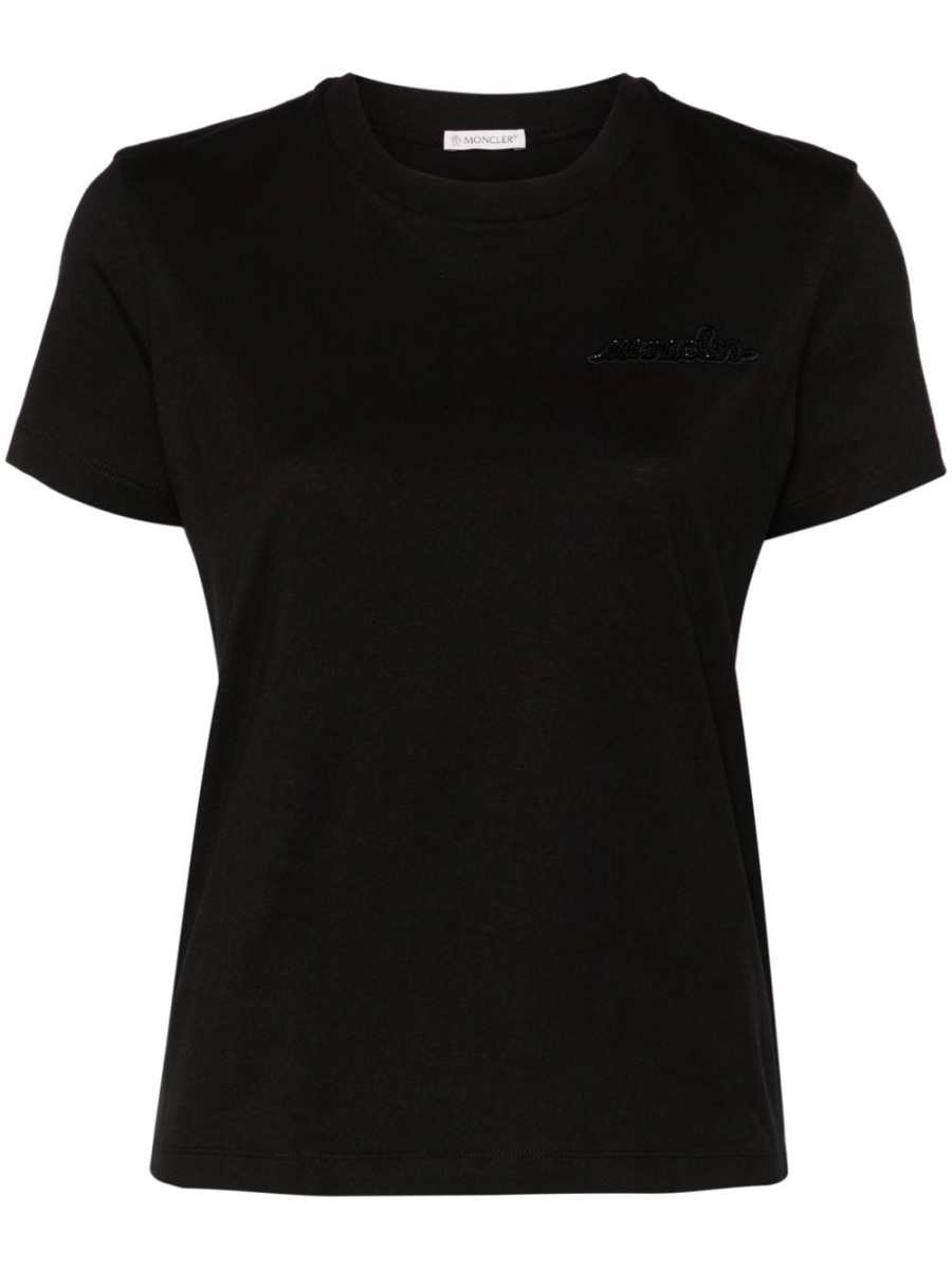 logo-embellished cotton T-shirt