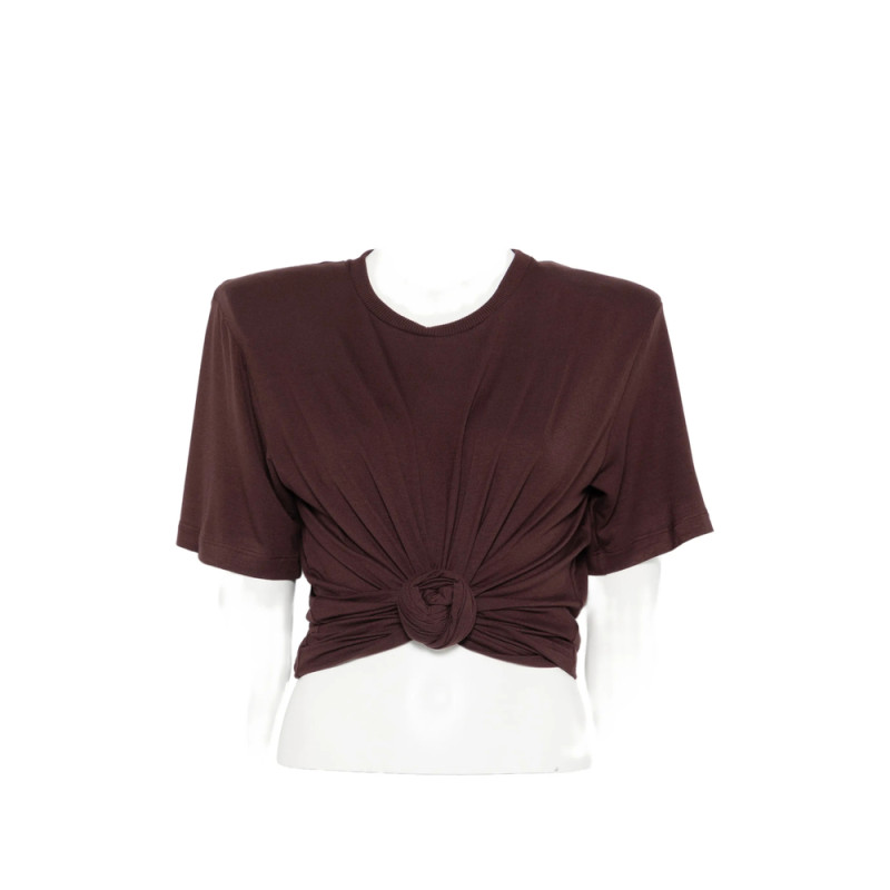 Magda Butrym Knot-detail T-shirt