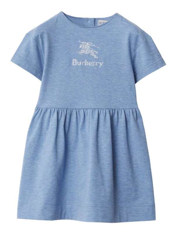 logo-print cotton dress