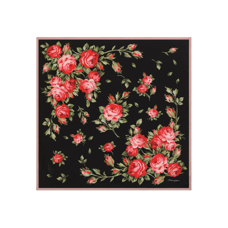 Dolce & Gabbana Floral-print Scarf