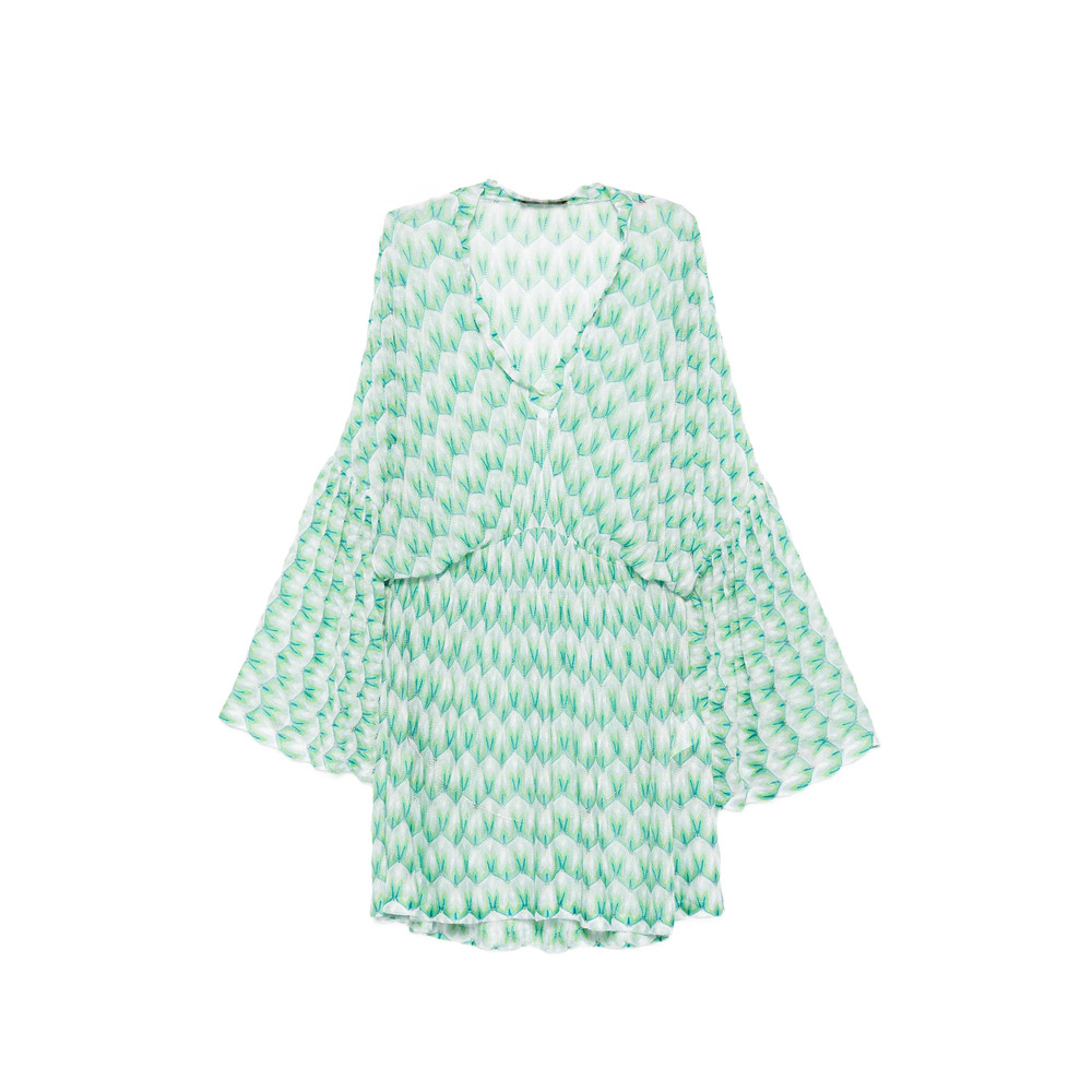 Missoni Flared-sleeve Mini Dress