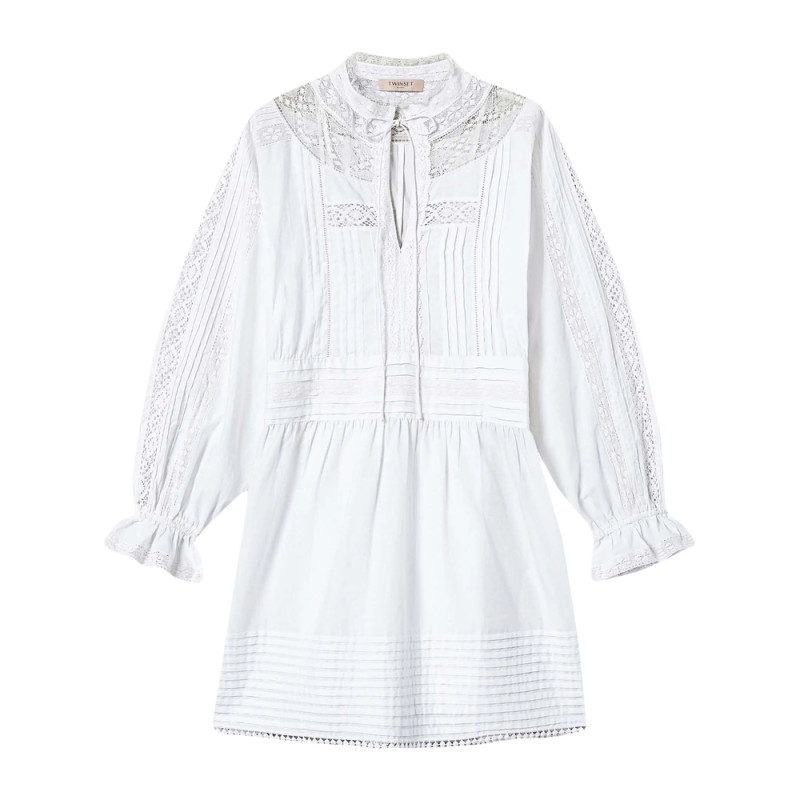 Twinset Embroidered Mini Dress