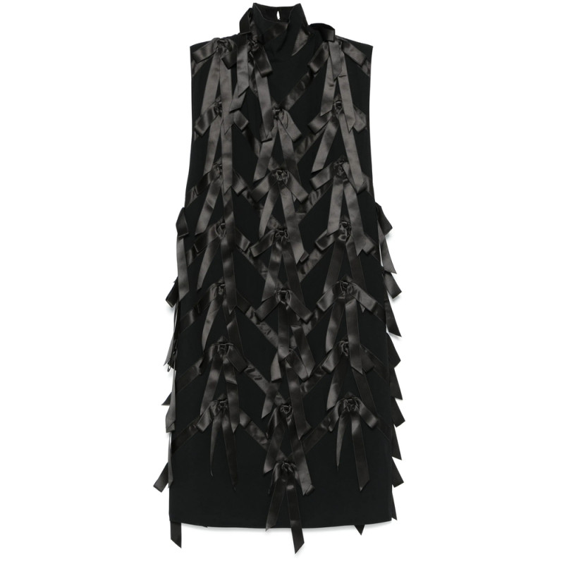 Prada Bow-appliqué Midi Dress