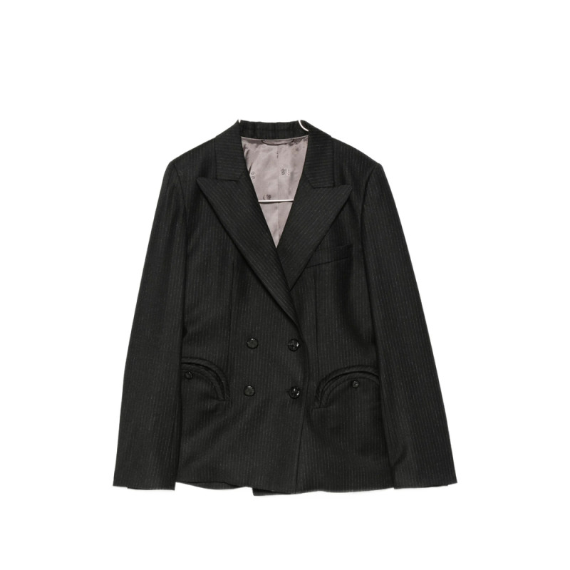 Blazé Milano Pinstriped Double-breasted Jacket