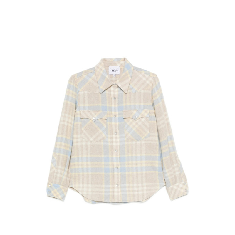 Kujten Lumber Check-pattern Button-up Shirt