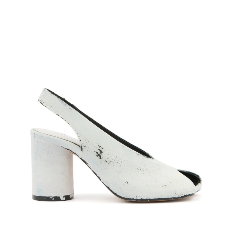 Mm6 Maison Margiela Painterly-print Slingback Sandals