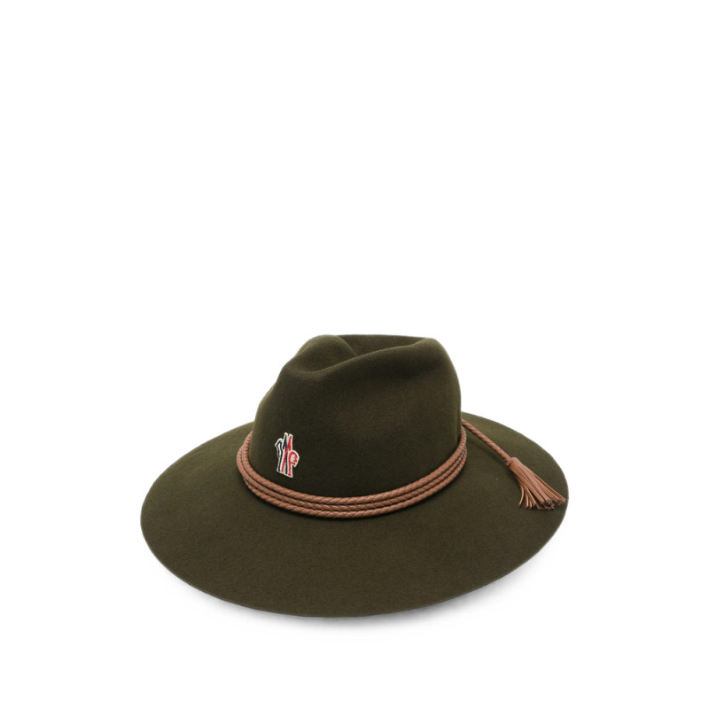 Moncler Grenoble Logo-patch Braided-trim Hat