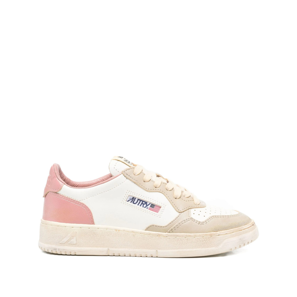 Autry Action Leather Panelled Sneakers