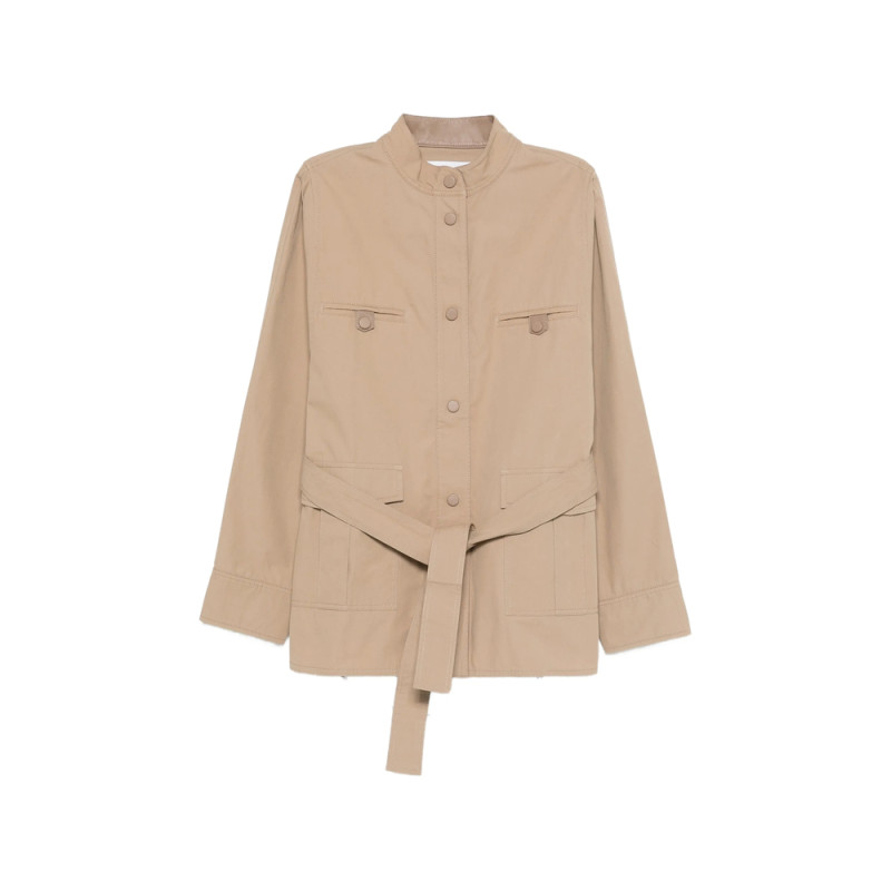 Yves Salomon Button-up Belted Coat