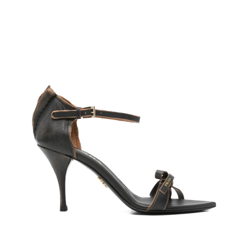 Prada 85mm Bow-embellished Sandals