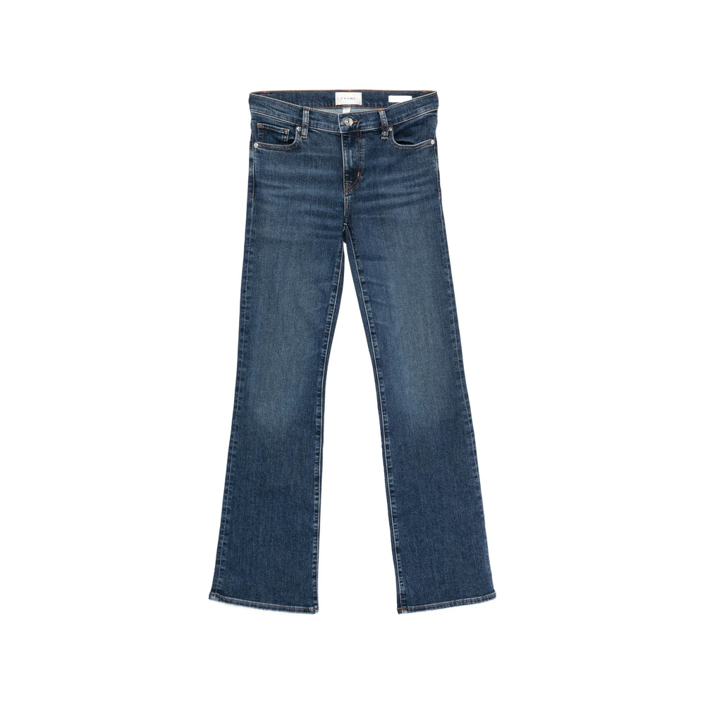 Frame The Rodeo Washed Flared Denim Jeans