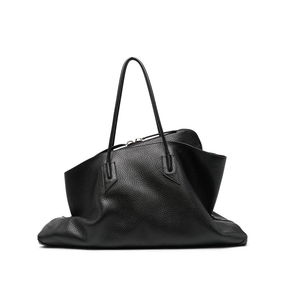The Attico La Passeggiata M Leather Tote Bag