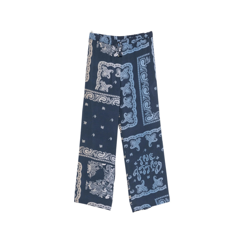 The Attico Paisley Drawstring Trousers