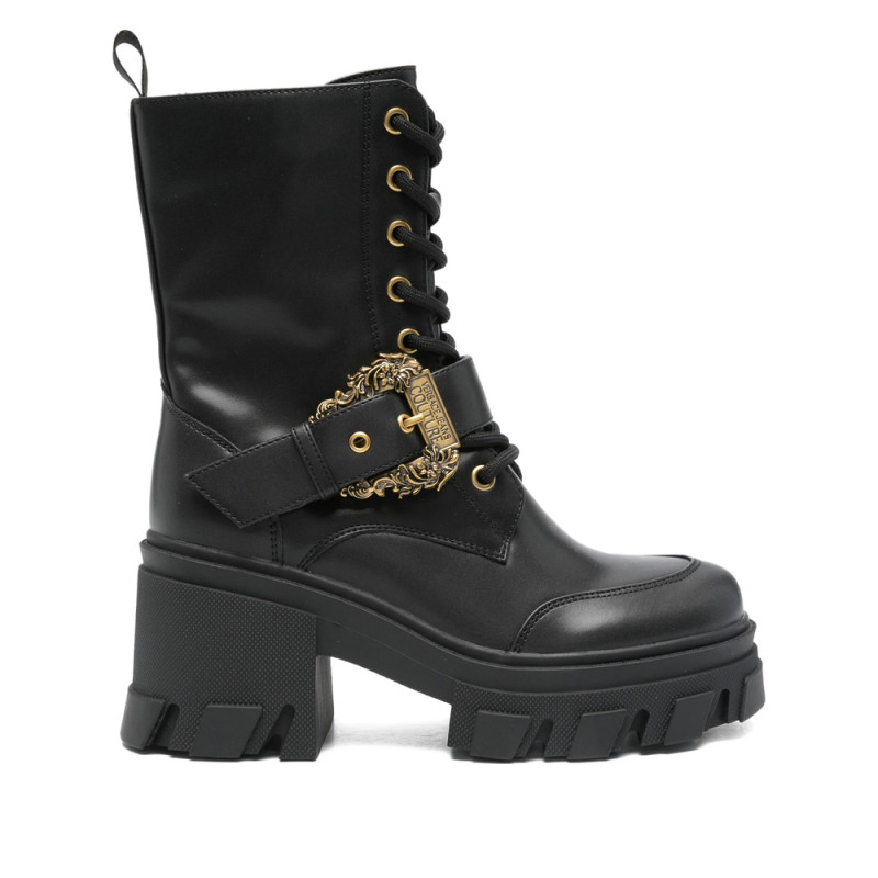 Versace Jeans Couture Lace-up Buckled Boots