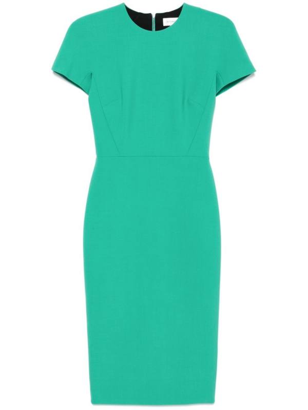 short-sleeve midi dress