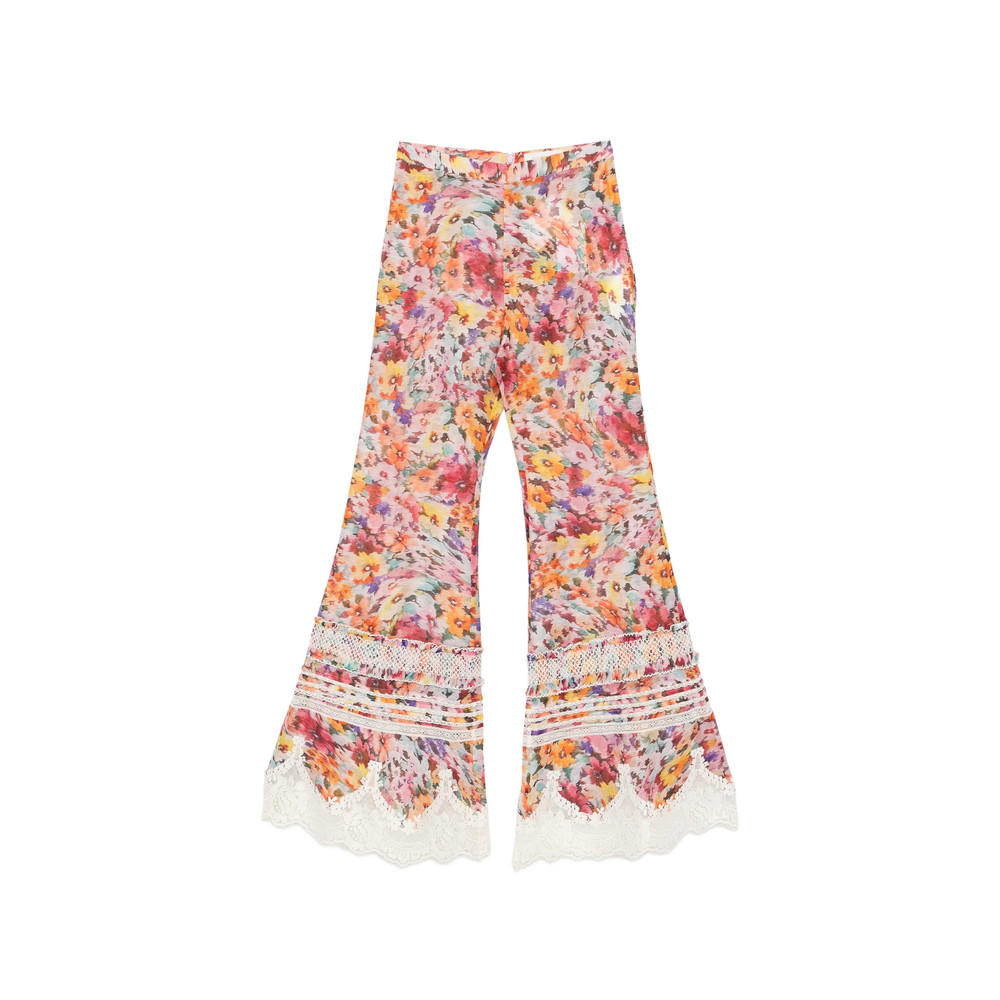 Zimmermann Luna Floral Lace Trousers
