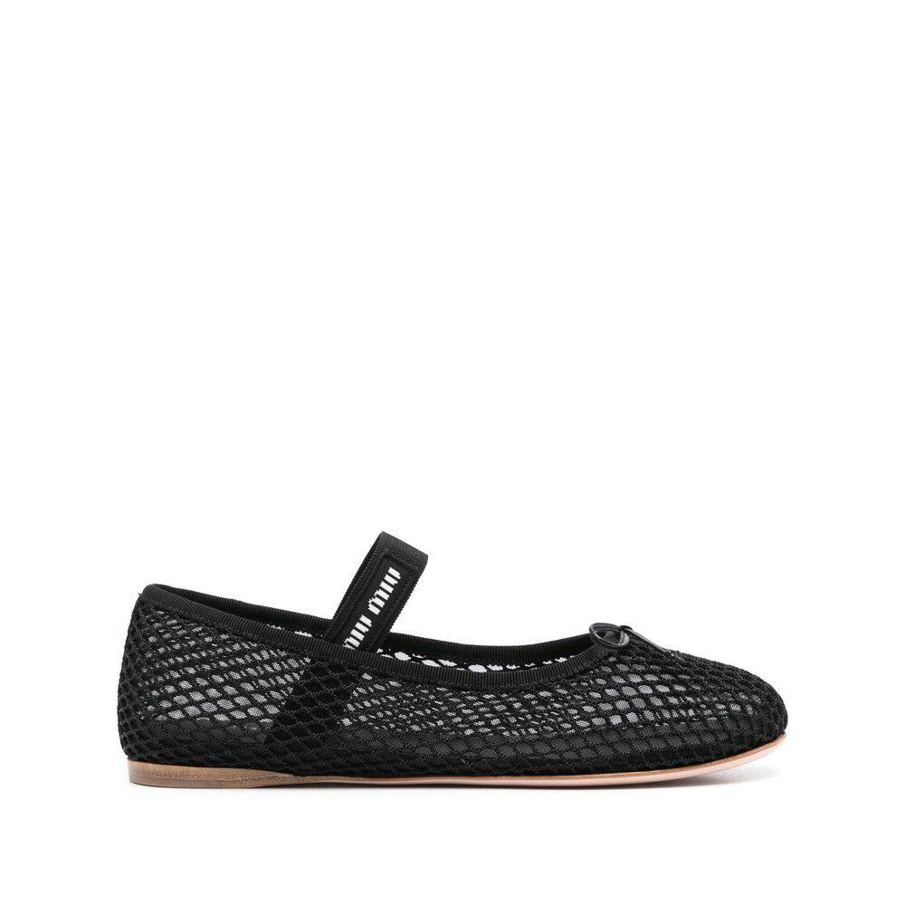 Miu Miu Mesh-design Ballet Flats