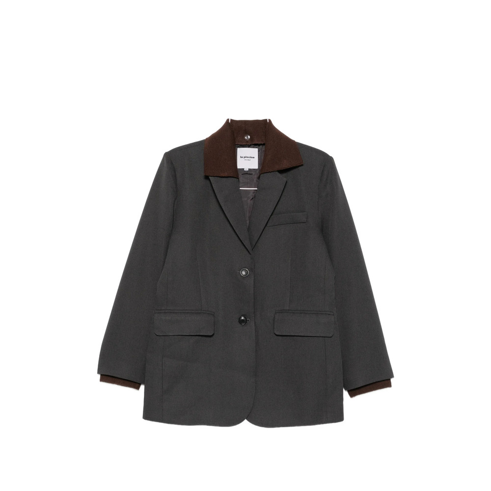 La Piscine Notched-lapel Single-breasted Jacket