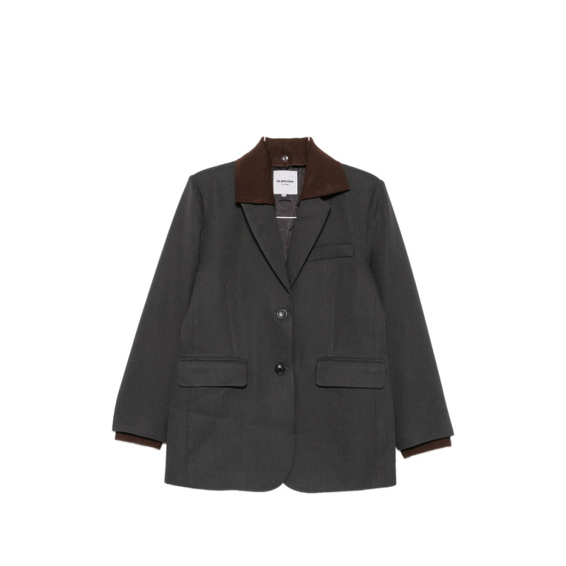 La Piscine Notched-lapel Single-breasted Jacket