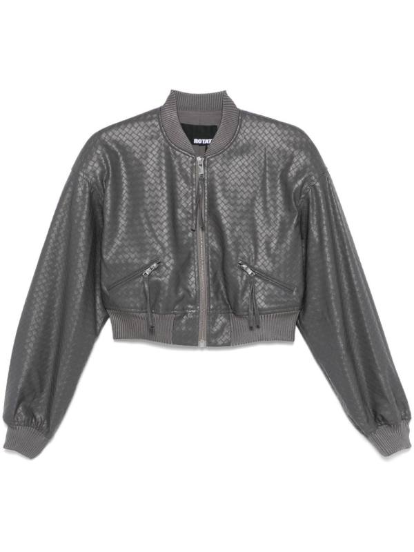 braided cropped jacket