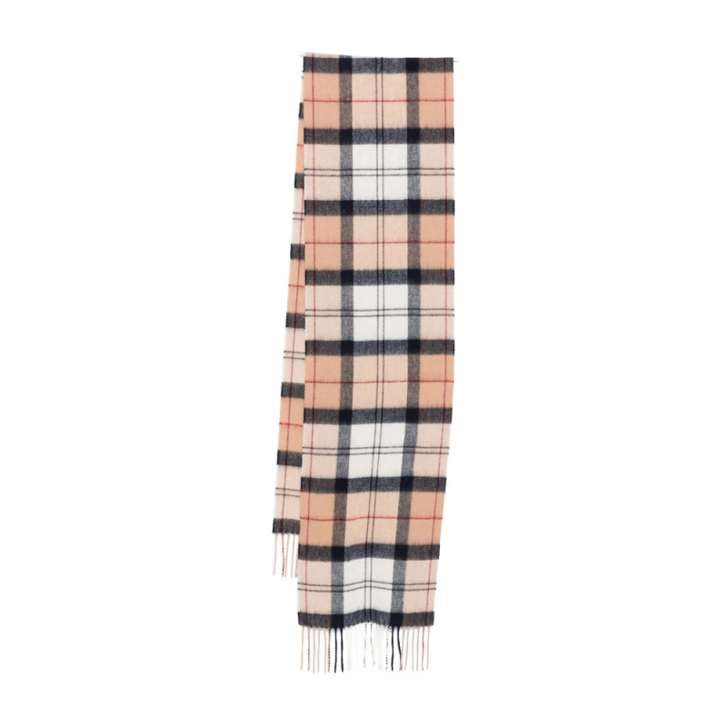 Barbour Check-fringe Scarf
