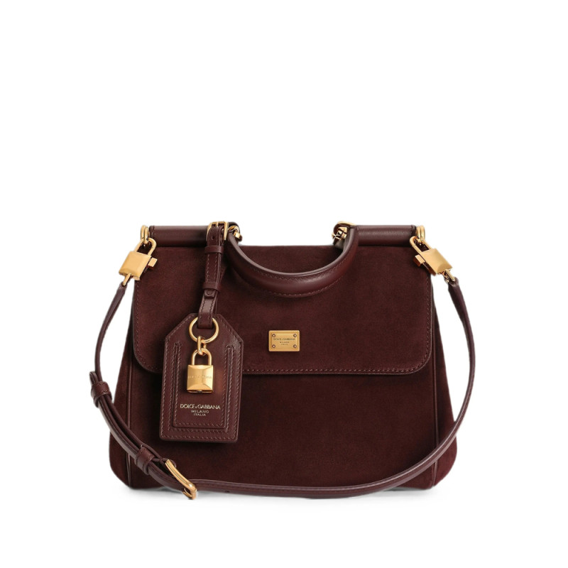 Dolce & Gabbana Small My Sicily Handbag In Split Calfskin