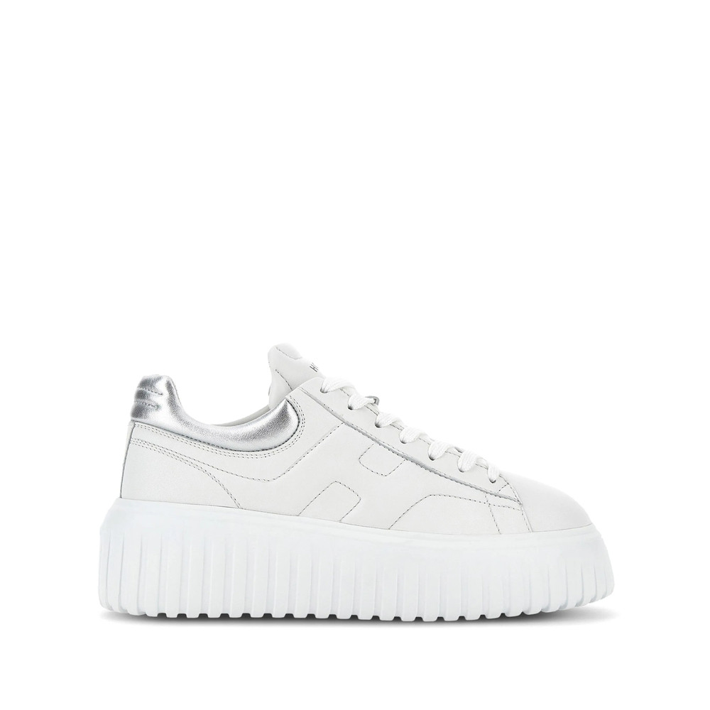 Hogan H-Stripes Lace-up Leather Sneakers