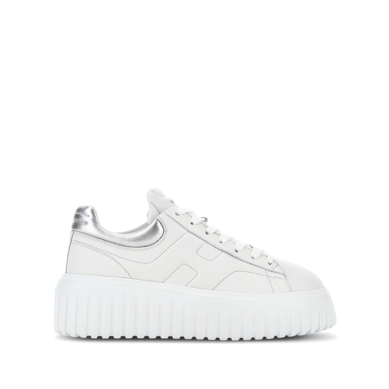 Hogan H-Stripes Lace-up Leather Sneakers