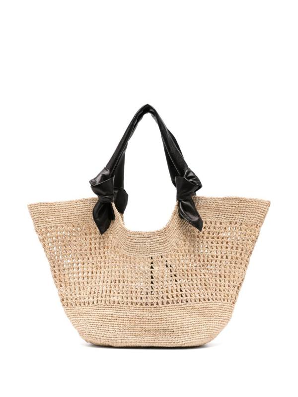 straw tote bag